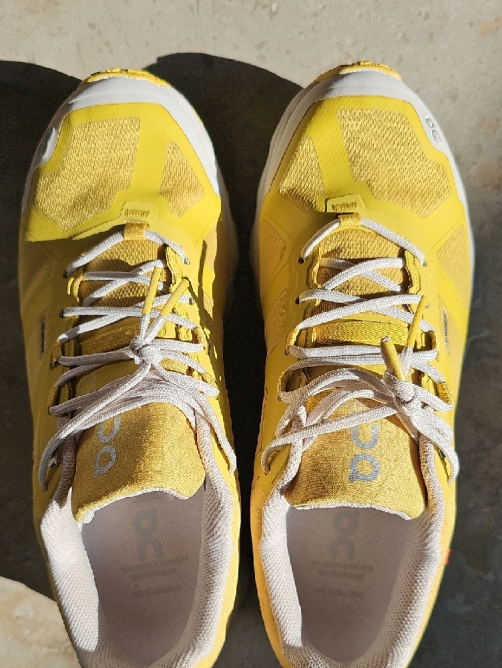 On Running Women's Cloudventure Waterproof Sneakers in Yellow - Picture 3 of 6